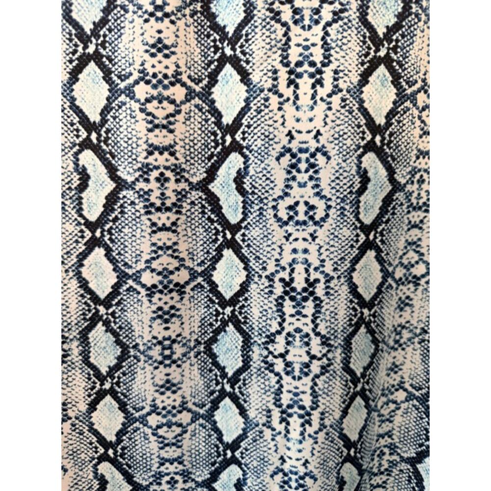 Ocean Whisper Snakeskin V-Neck Dress - Large - Picture 2 of 2